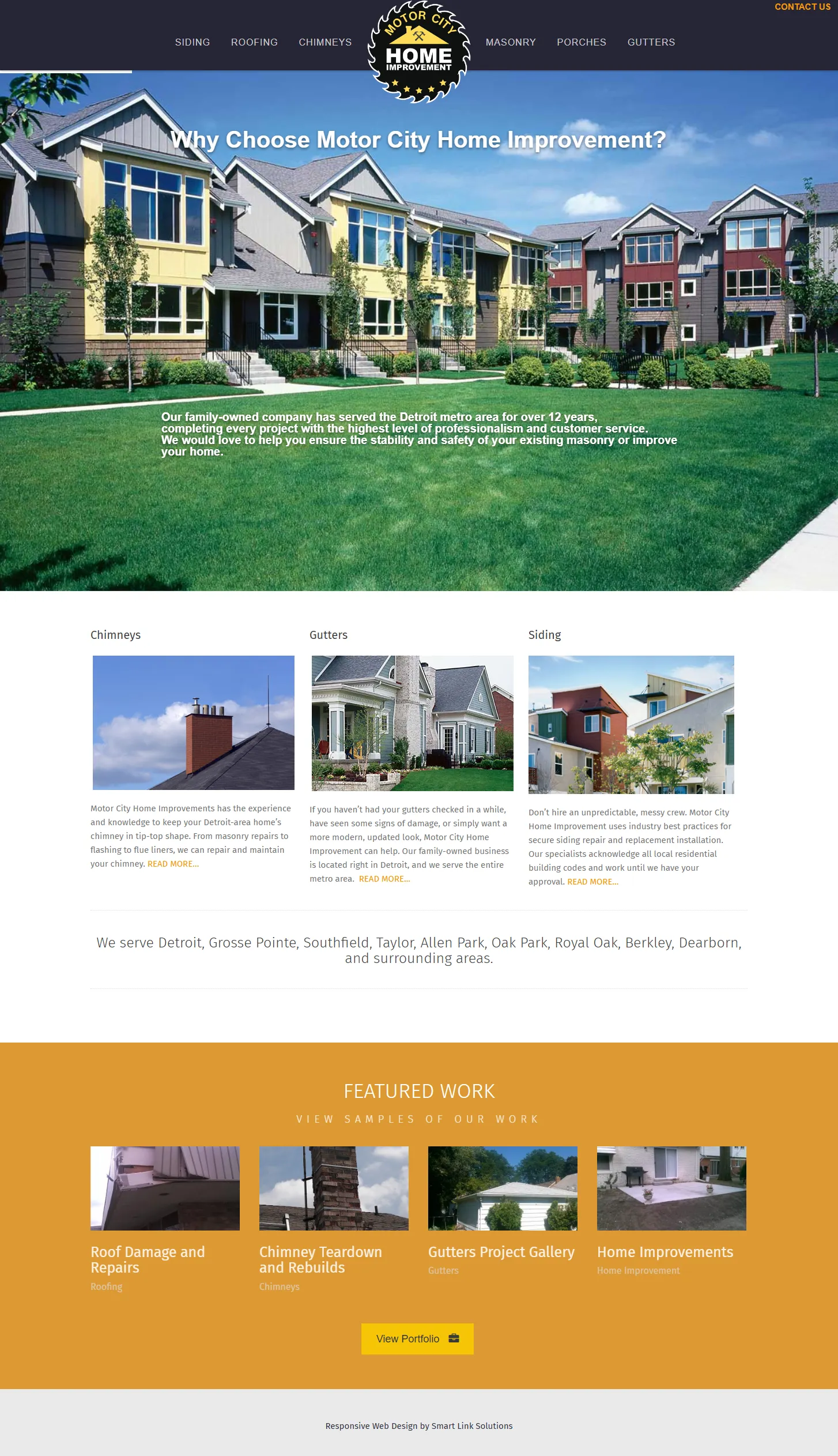Motor City Home Improvement Homepage