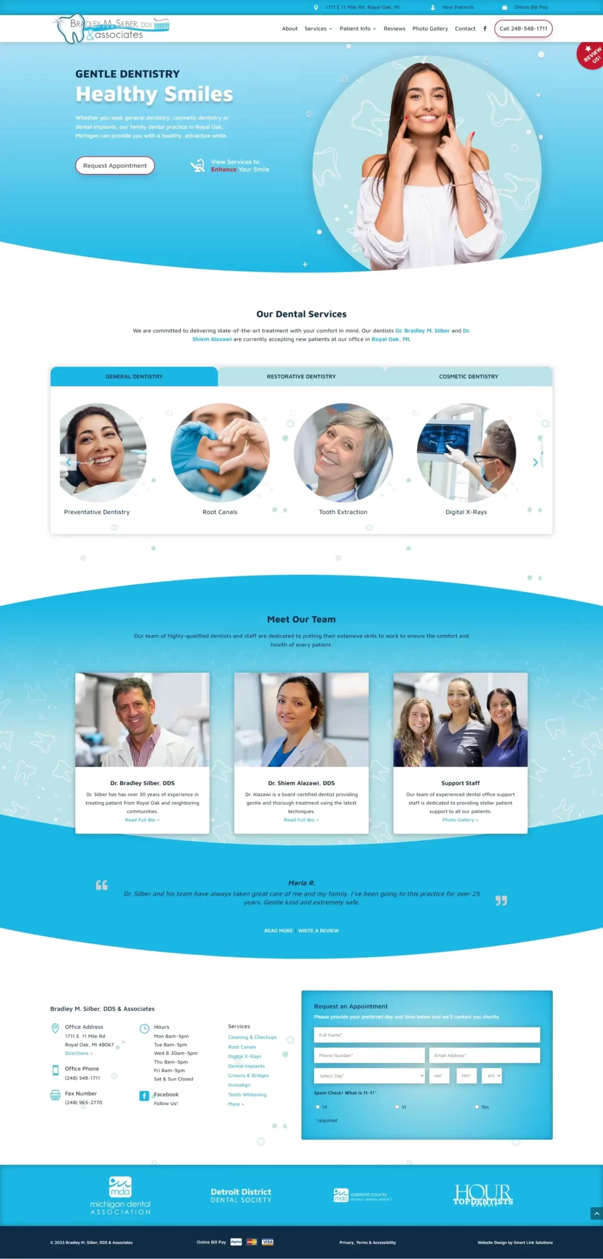 Bradley Silber DDS Homepage