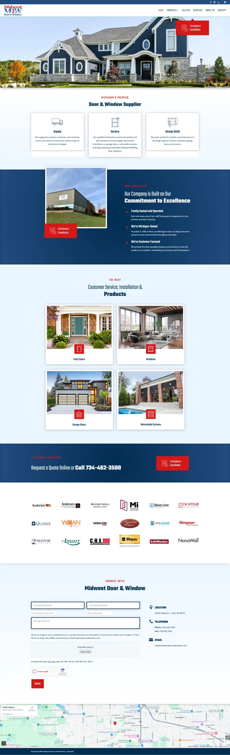 Midwest Windows and Doors Screenshot