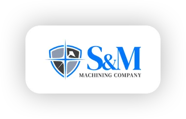 sm machining company logo