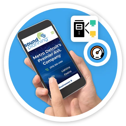 website on mobile loading quickly